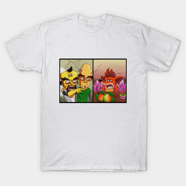 Yelling Cortex T-Shirt by Mikael_Art